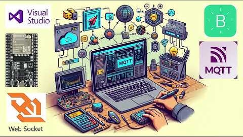 EP.13 Test Connecting Blynk Mqtt broker with Visual studio, Websocket and ESP32 Board