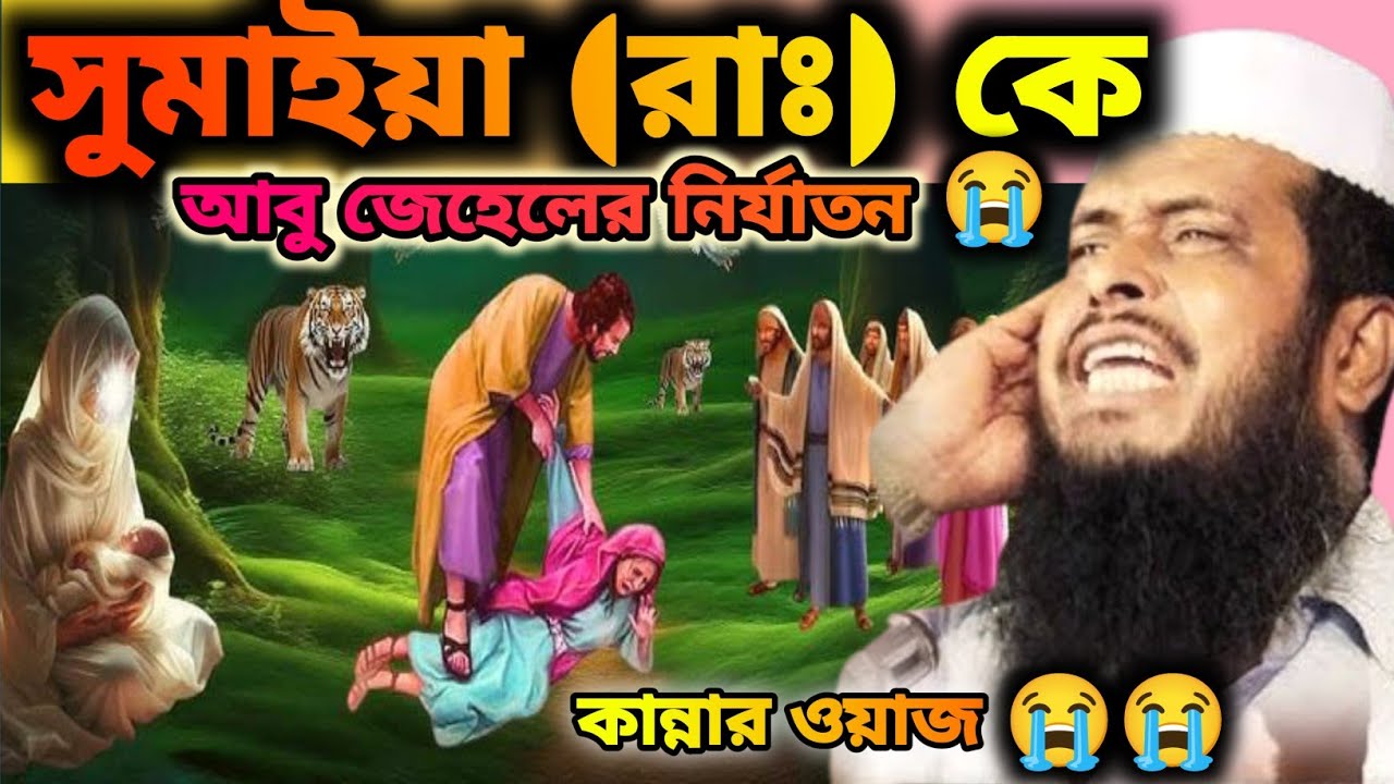 সুমাইয়া (রাঃ) কে আবু জাহেলের নির্যাতন, কাহিনী ওয়াজ, তোফাজ্জল হোসেনের ওয়াজ, নতুন ওয়াজ, Waz, new waj,