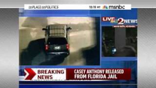 Casey Anthony walks out of jail.