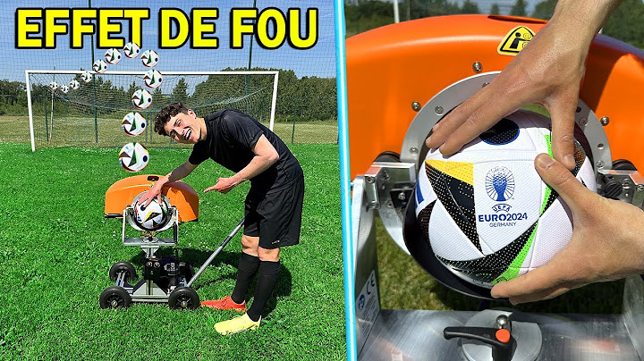 Que se passe-t-il si on Tire le Ballon de l'EURO 2024 avec une Machine de Tir ?