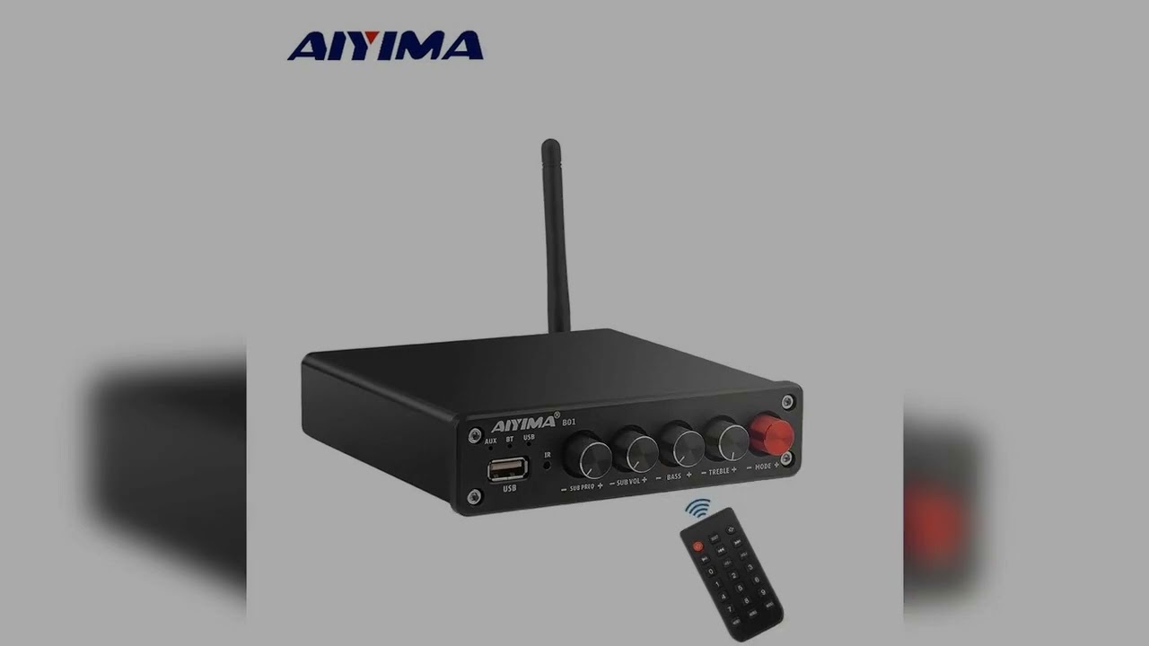 A must-have product! AIYIMA Audio B01 Bluetooth TPA3116D2 Subwoofer Amplifier 100W HiFi Stereo Dig