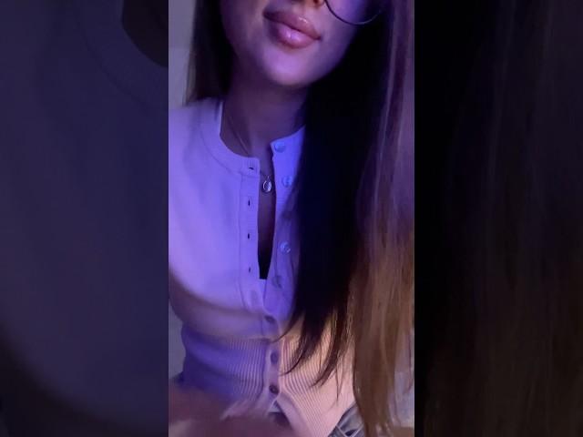 ASMR Clipping Back Your Hair 🎀😴 #asmr #tingles #asmrvideo