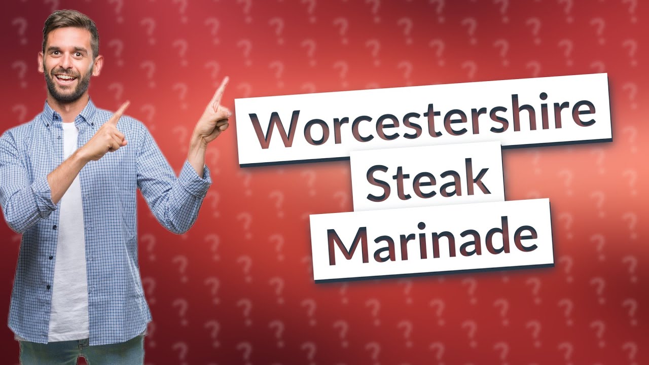 Is Worcestershire sauce good for marinating steaks? YouTube