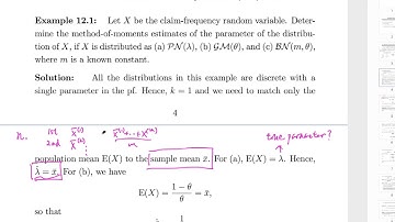 [MATH 5639 Actuarial Loss Models] Lecture 41: Ch12.1 Moment and quantile matching methods