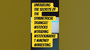 Unraveling the Secrets of the Symmetrical Triangle! #stocks #trading #stockmarket #money #investing