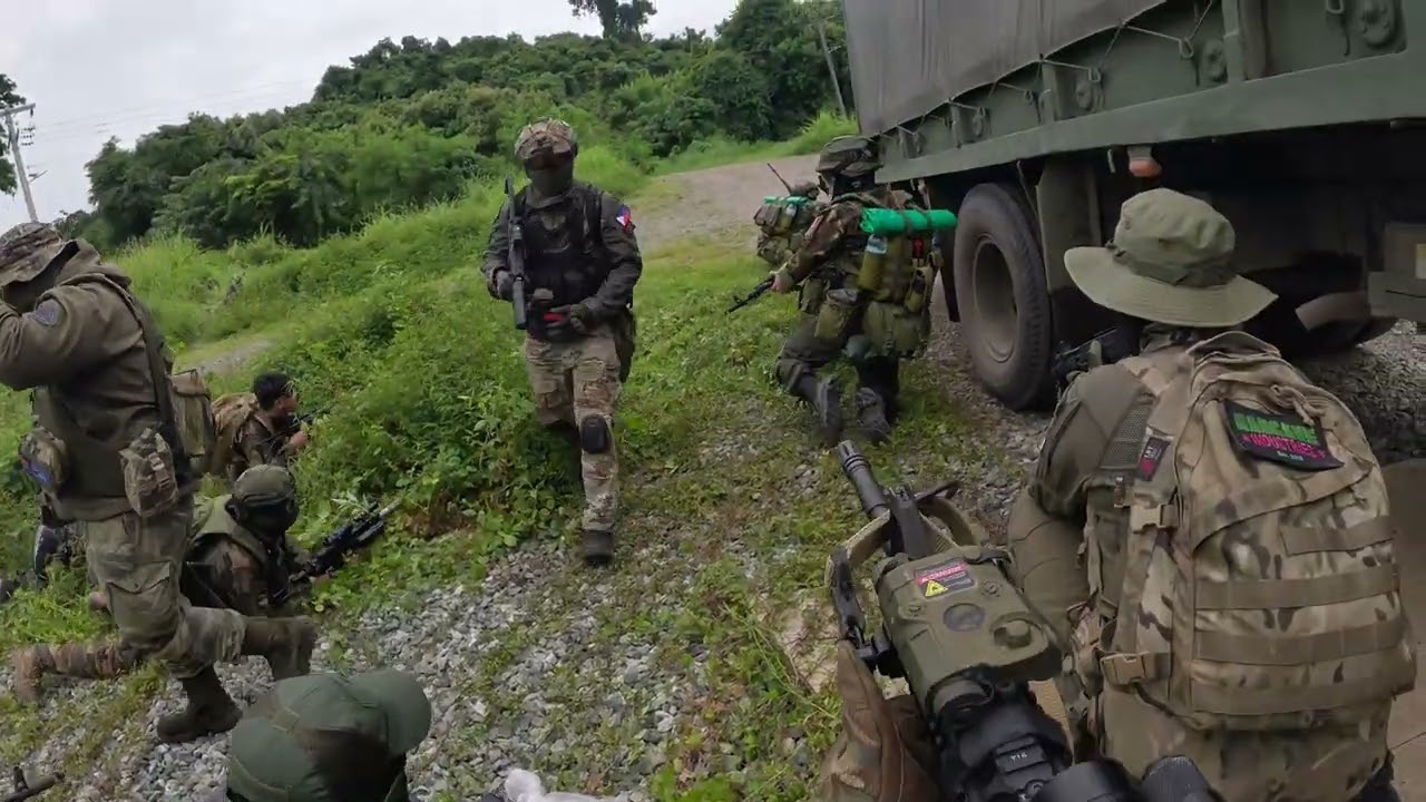 INAMBUSH SA TULAY KUHA SA FOOTAGE MIYEMBRO NG ISANG PLATOON (MILSIM PHILIPPINES) 