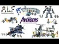 Lego Avengers Endgame Compilation of all Sets - Lego Speed Build Review