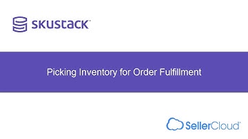 Picking orders in Skustack