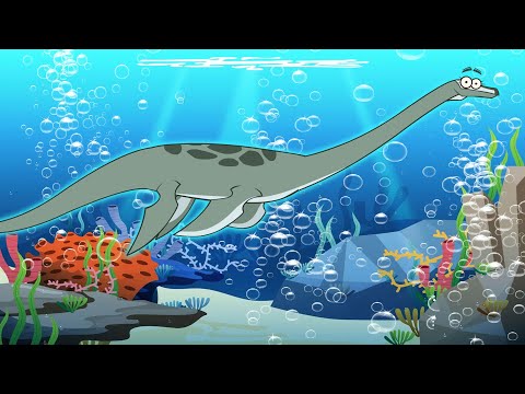 Dinosaur Plesiosaurus | Underwater Dinosaurs | Dinosaur Cartoon For Kids