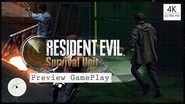 RESIDENT EVIL SURVIVAL UNIT  PREVIEW GAMEPLAY  // 4K ULTRA HD