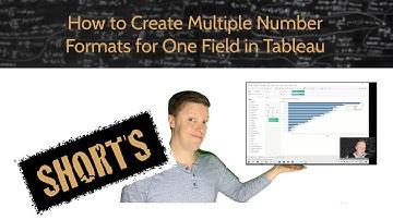 How to Create Multiple Number Formats for One Field in Tableau (Quick Tip)
