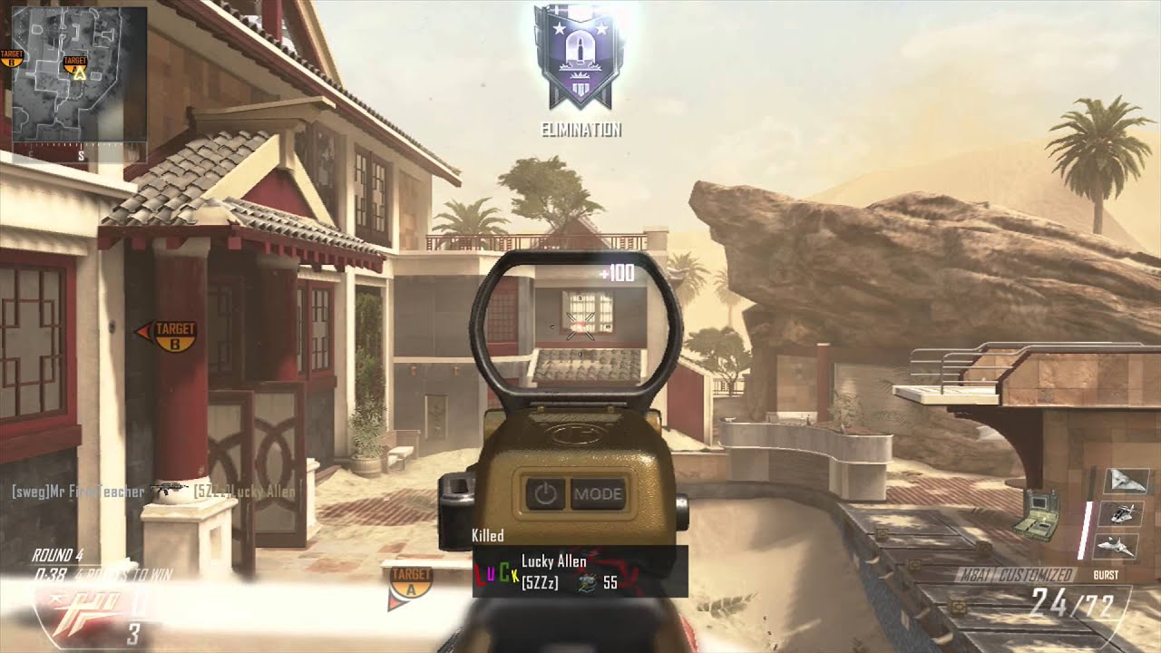 TRYHARDING against trickshotters Call of Duty Black Ops 2 Search and Destroy