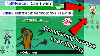 Toxic Player Thinks He Has Won (Pokemon Showdown Random Battles) (High Ladder)