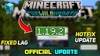 Minecraft Pe 1.19.2 Official Version Released | Minecraft 1.19.2 HOTFIX Released!