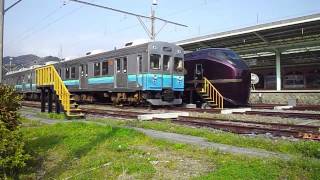 伊豆急下田駅電留線。E655系なごみと8000系。