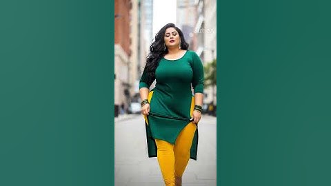 Confident Plus Size Fashion | Bold Street Style Look 🔥💃| #Shorts #PlusSizeStyle #BoldFashion
