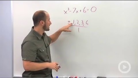 Using Synthetic Division to Solve an Equation