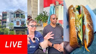 🛵 LIVE 4k: Bánh Mì & Coffee Carts + Hidden Alleys | Slow Sunday Morning Walk in Da Nang, Vietnam 🇻🇳