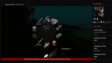 Stranded Deep New Game starter island set up