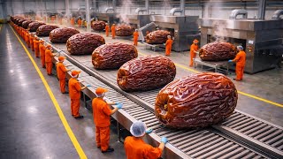 Inside Saudi Arabia’s Dates Factory 🇸🇦 : From Palm Harvest to Export Packaging
