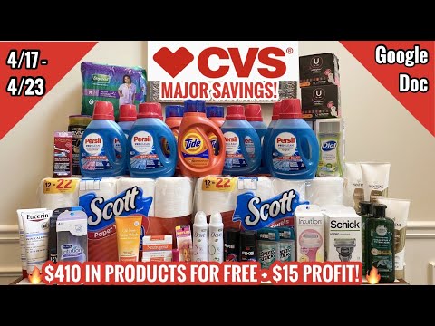 CVS Free & Cheap Couponing Deals & Haul For This Week | 4/17 – 4/23 | $410 FOR FREE + PROFIT 🙌🏽