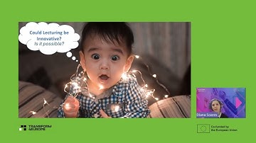 T4EU webinar  „Could lecturing be innovative“  by Diana Soares