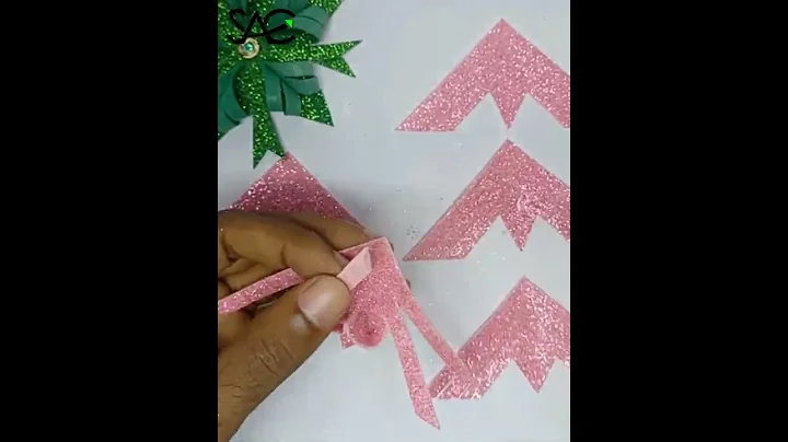 Eva Glitter Foam Snowflake ❄️ How to Make Christmad Snowflake 🎄 DIY Christmas Decorations Ideas