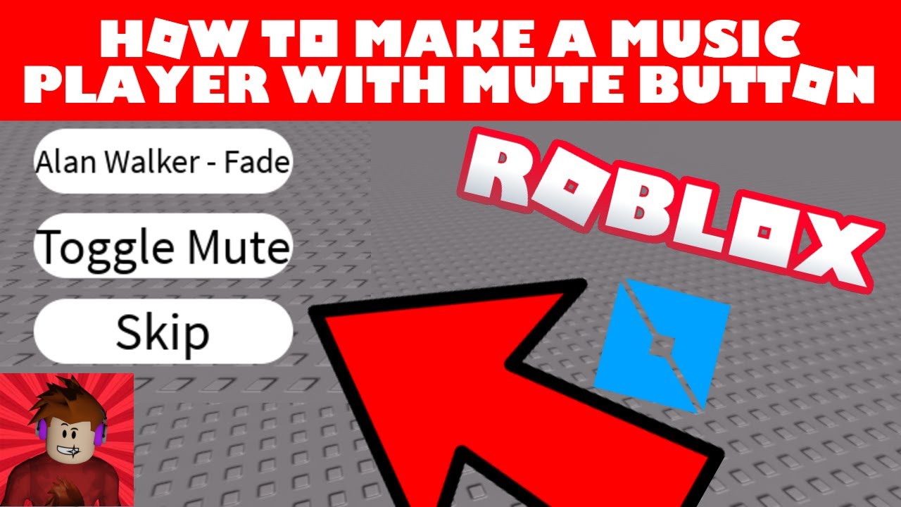 How To Make A Music Player With Mute Skip Button Roblox Studio Tutorial Youtube - can i skip 10 seconds of music in roblox