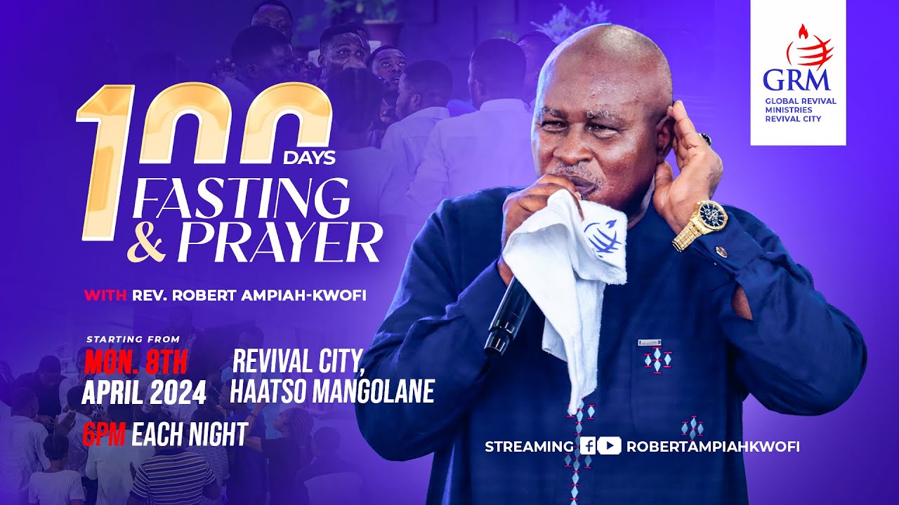 100 Days Fasting And Prayers Day 3 April 10, 2024 - YouTube