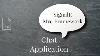 Chat application using SignalR -MVC C#