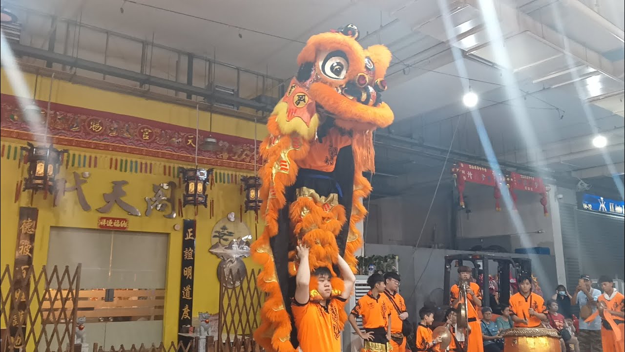 新加坡南仙龍獅體育會 Nam Sieng Lion and Dragon Dance Performance at 義福龍壇