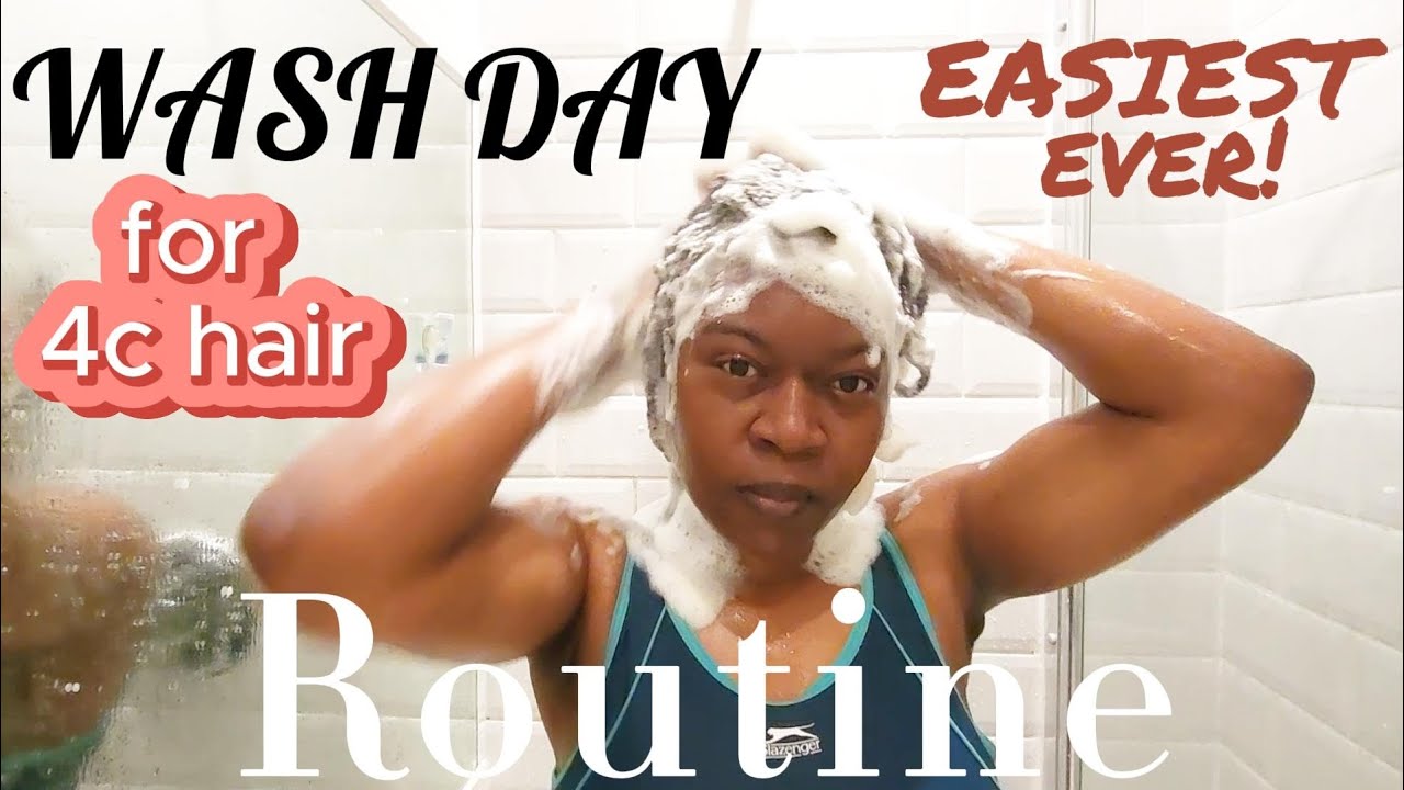 HOW TO WASH 4C NATURAL HAIR EASIEST EVER WASH DAY ROUTINE FOR 4C how-to-wash-4c-natural-hair-easiest-ever-wash-day-routine-for-4c