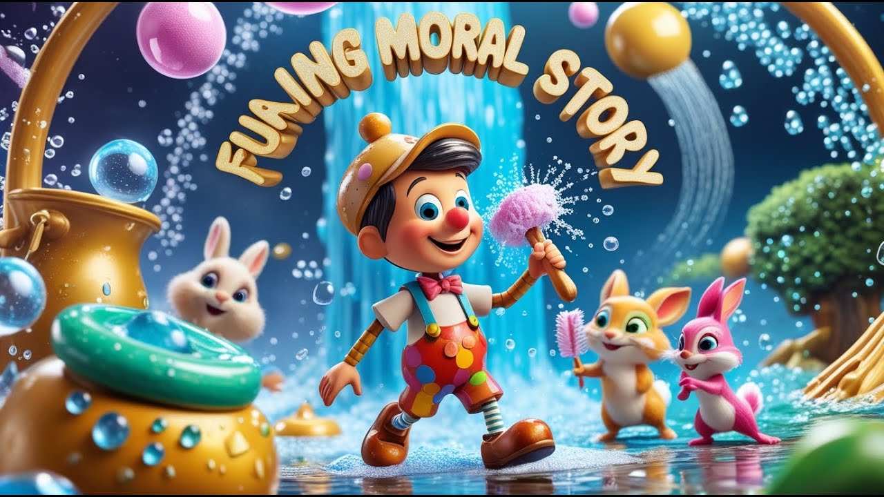 Pinocchio’s Cleaning Land Adventure | Fun Moral Story for Kids