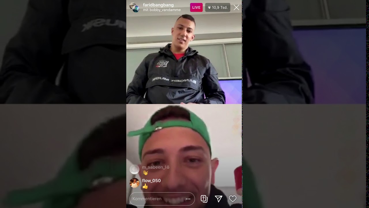 Bobby Vandame instalent bei Farid Bang 💥