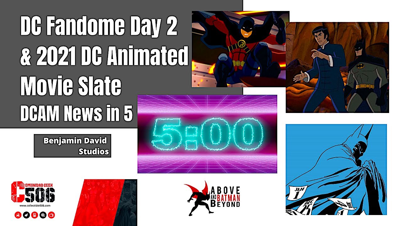 2021 DC Animated Movie Slate, DC Fandome Animation Panels ...