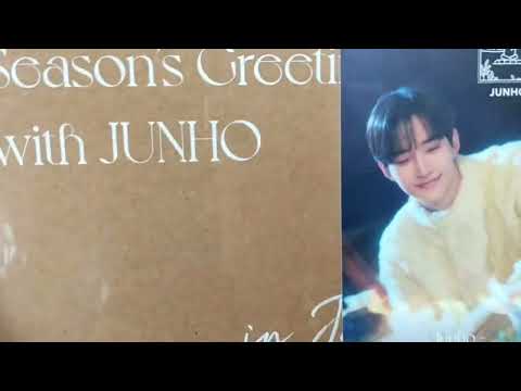 2PM Season Greetings 2022 unboxing (Wooyoung, Junho and Jun-K)