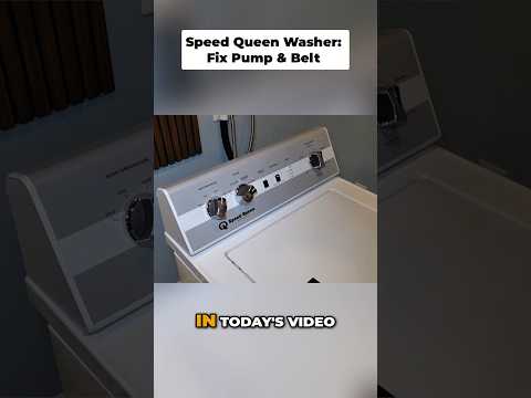 Speed Queen Washer Repair NOW! #shorts