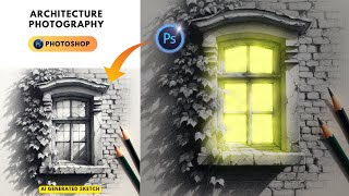 Create an AI Window Sketch to Realistic Light Glow Effects || Architecture Rendering in Photoshop by INDUSTRIAL CAD TUTORIALS 71 views 13 days ago 9 minutes, 22 seconds