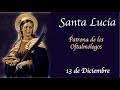 Santa Lucia patrona de los oftalmólogos. Centro de Oftalmología Bonafonte. Barcelona