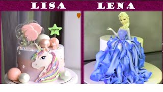 Lisa Or Lena ,💐😍✨~ UNICORN 🦄 VS ELSA🌈