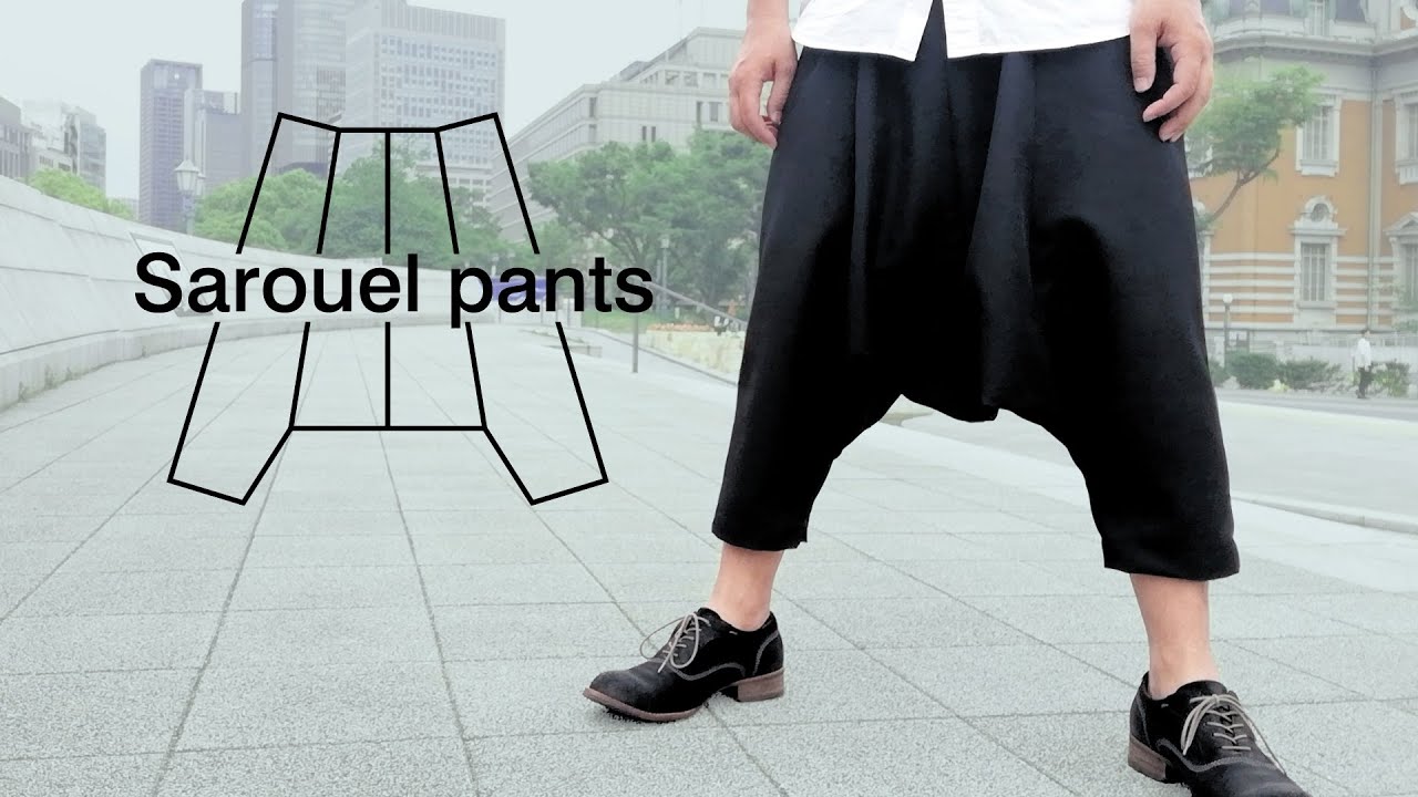 Diy How To Make Sarouel Pants サルエルパンツの作り方 Youtube