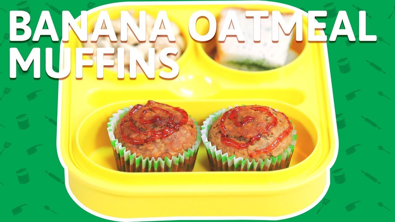 Banana Oatmeal Muffins | Easy Muffins Recipe | Easy And Healthy Dessert Recipe For Kids | India Food Network