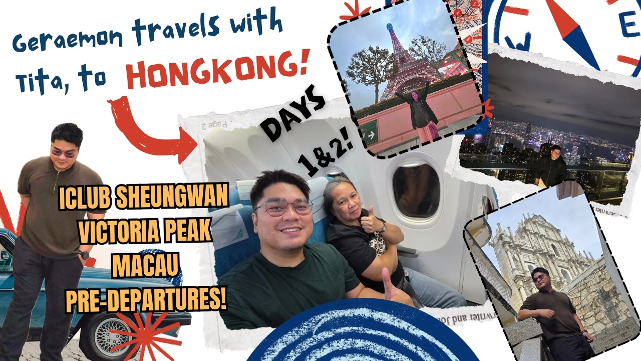 Is Hongkong Senior and First-timer friendly?  Hongkong Trip with my Tita! Part 1