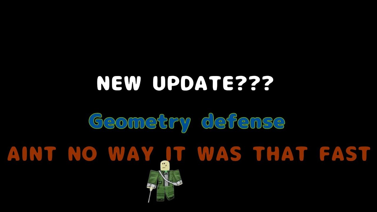 Geometry Defnese new update in geometry defense - YouTube