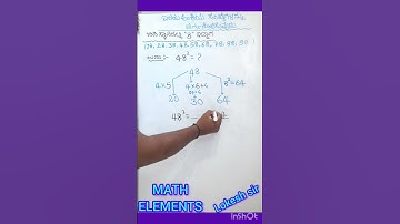 squaring 2 digit number having 8 in unit place #exam