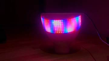 nodemcu esp8266 fastled and neopixel ws2812 matrix lampshade