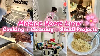 GET IT ALL DONE WITH ME | Mobile Home Living #cleaningmotivation #getitalldone