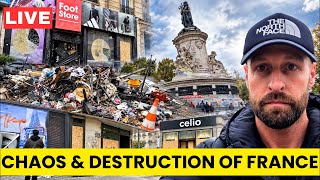 🔴 LIVE FROM PARIS: I'm on the Streets Showing the Shocking Riot Aftermath!
