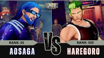 FF:CotW 🐺 AOSAGA (Salvatore Ganacci) vs HAREGORO (Dong Hwan)⭐Replay Match - FATAL FURY: CotW - 09/25