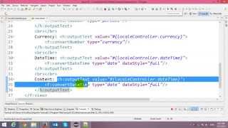 Locale and Internationalization in JSF Framework